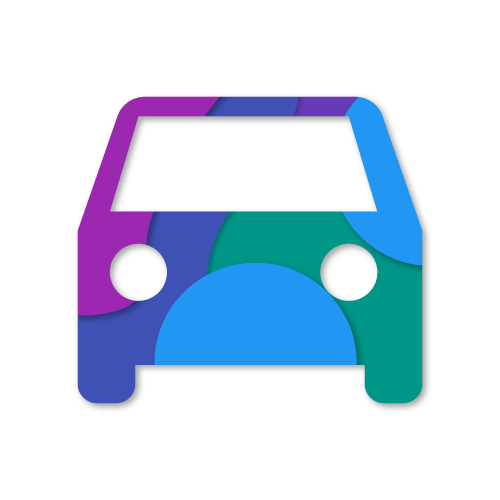 Animated tie-dye logo of Shape CruiseControl budget pacing tool
