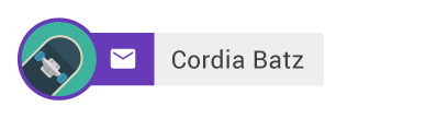 Shape Cordia Batz team member tag