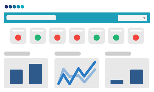 Stylized animation of Shape's client campaign report template